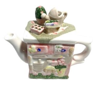 MINI TEAPOT Gardening Theme Ceramic Watering Can